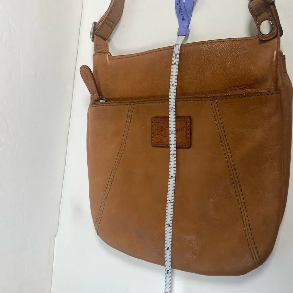 Fossil Brown Leather Crossbody Purse